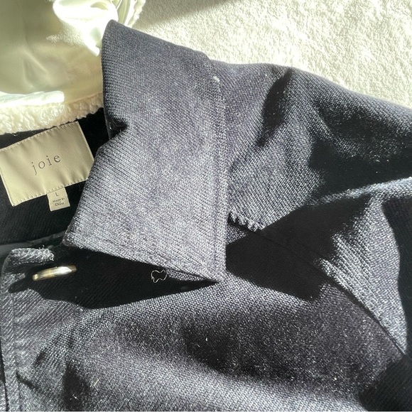 Navy Corduroy Jacket with removable Sherpa Collar - Picture 8 of 8